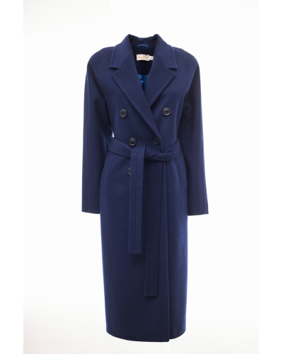 Пальто темно-синього кольору