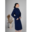 Пальто темно-синього кольору