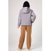 Куртка стьобана світло-лавандового кольору