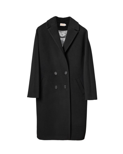 Пальто жіноче чорного кольору