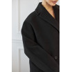 Пальто жіноче чорного кольору