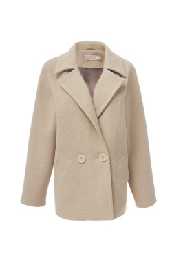 Напівпальто бежевого кольору