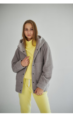 Куртка Теді сірого кольору