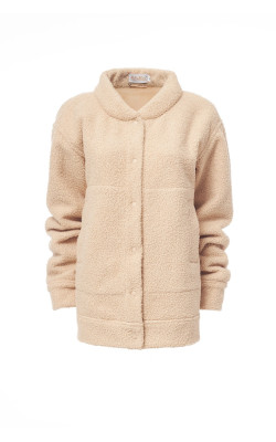 Куртка-бомбер Теді бежевого кольору