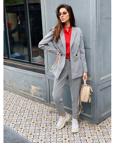 Штани в клітинку 30-231/1-861