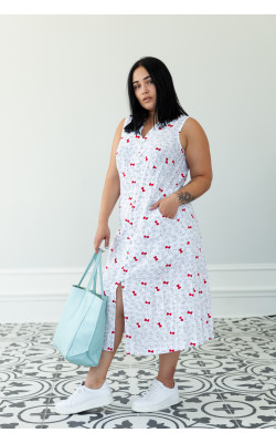 Сукня з принтом бант 30-272-505