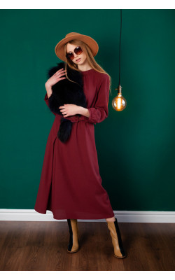 Бордове плаття 30-314-961