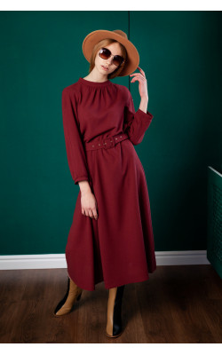 Бордове плаття 30-314-961
