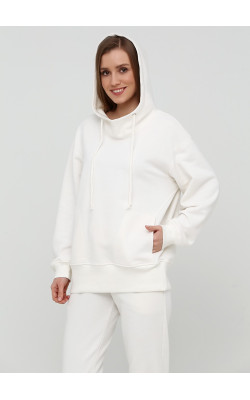 Базовий білий світшот трикотажний костюм