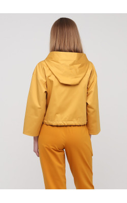 Жакет-куртка бурштинового кольору на удзиках