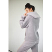 Худі жіноче сірого-лавандового кольору