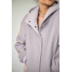 Худі жіноче сірого-лавандового кольору