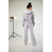 Штани жіночі сірого-лавандового кольору