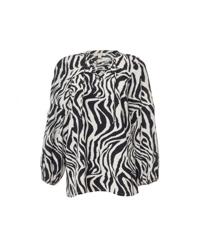 Блуза в принт Зебра""