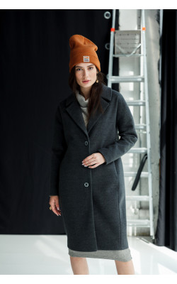 Темно-серое утепленное пальто 77-1110__U 679-112-6