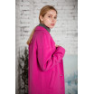 Демисезонное пальто цвета фуксия 77-1119 674