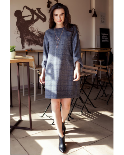 Платье с шерсти 77-257-1