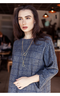 Платье с шерсти 77-257-1