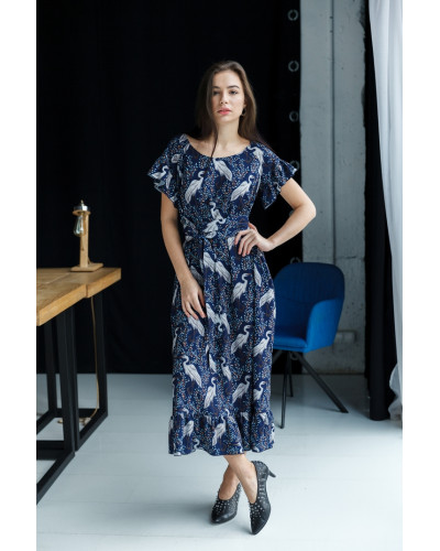 Сукня з лелеками 77-350-705