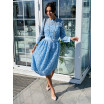 Блакитна сукня з гіпюру 77-381-748-126