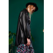 Подовжена сорочка з екошкіри 77-397-772