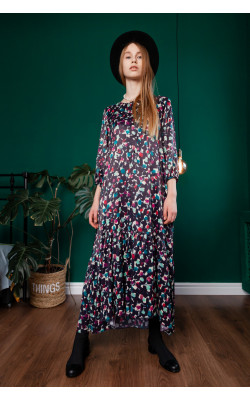 Длинное платье в цветной принт 77-400-776
