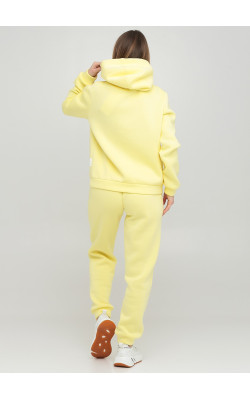 Лимонний спортивний костюм із начосом