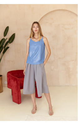 Кюлоти з защипами на талії 77-412-752