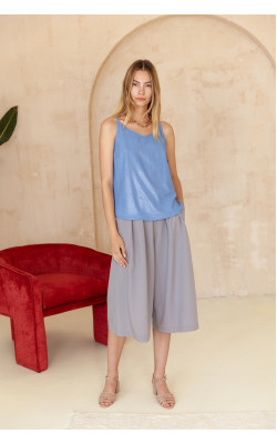 Кюлоти з защипами на талії 77-412-752