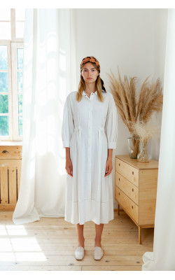 Платье с объёмными рукавами фонариками 77-416-799