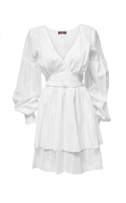Сукня міні білого кольору
