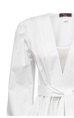 Сукня-халат білого кольору